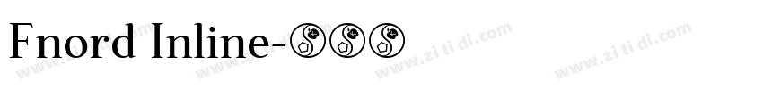 Fnord Inline字体转换